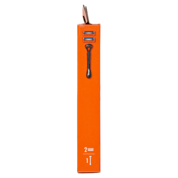 Gillette Rasoio Uomo Fusion5 a 5 lame, 1 Manico + 2 Lamette Barba