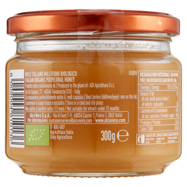 alce nero Miele Millefiori 300 g