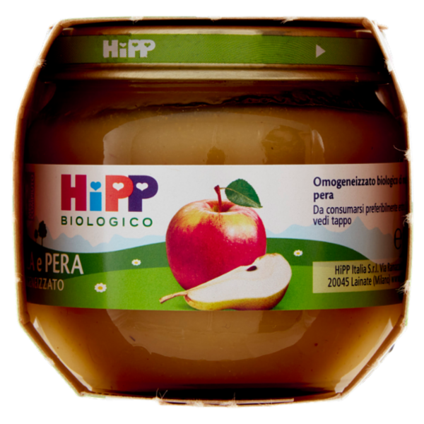 HiPP Biologico Mela e Pera Omogeneizzato 2 x 80 g