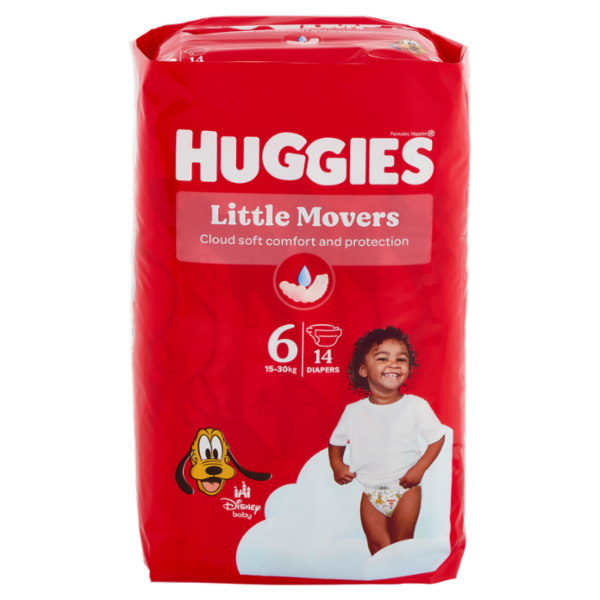 Huggies ultra comfort Pannolini 6 15-30 Kg 14 pz