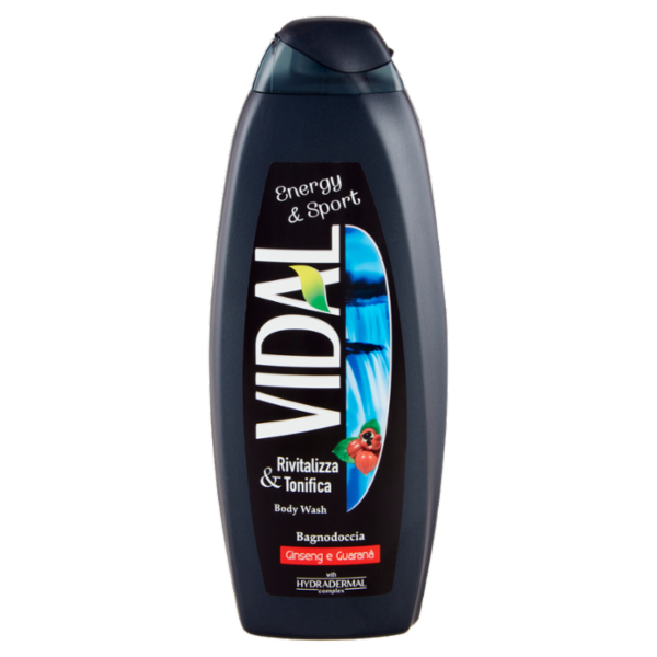 Vidal Energy & Sport Bagnodoccia Ginseng e Guaranà 600 ml