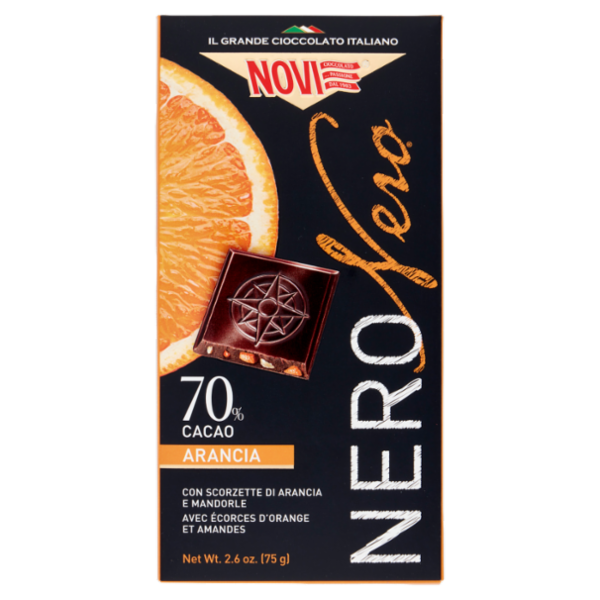 Novi NeroNero 70% Cacao Arancia 75 g