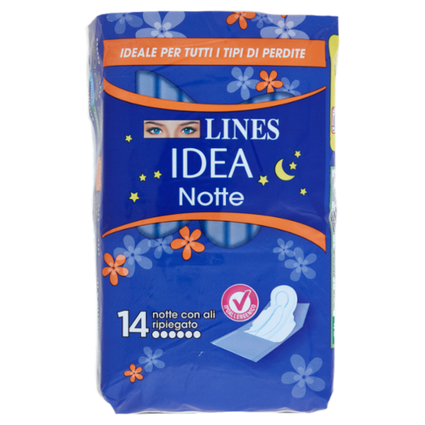 Lines Idea notte con ali ripiegato 14 pz