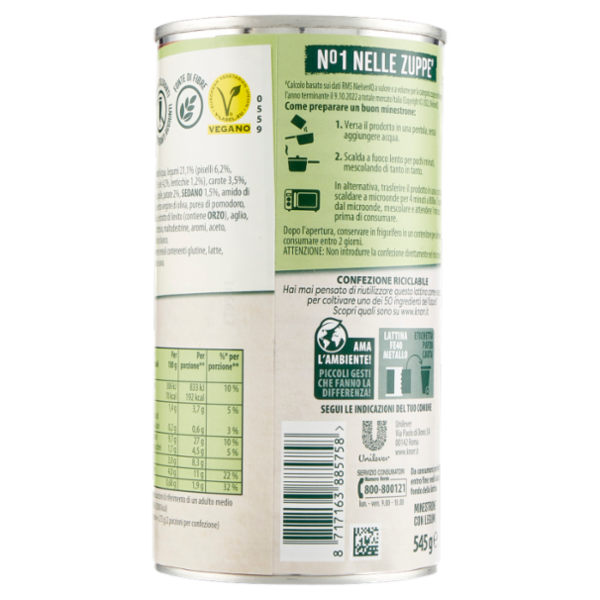 Knorr Minestrone di Legumi 545 g