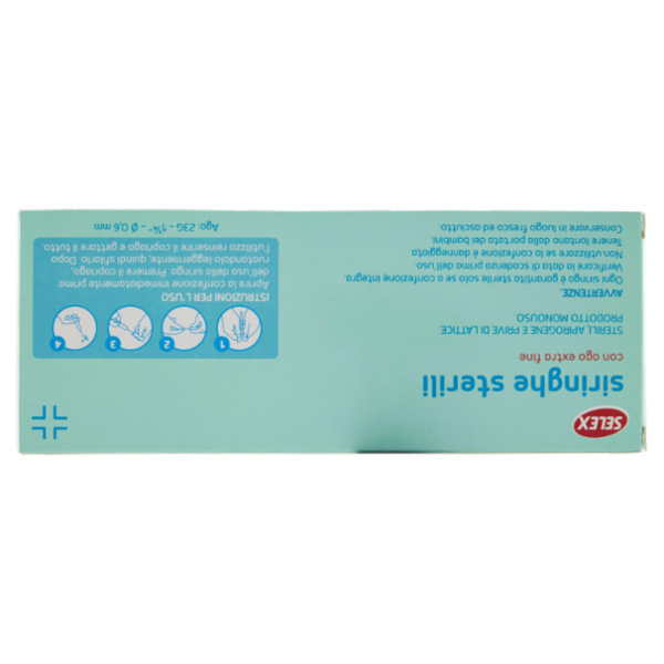 Selex Siringhe Sterili con Ago Indolore Ml 5 10 pezzi