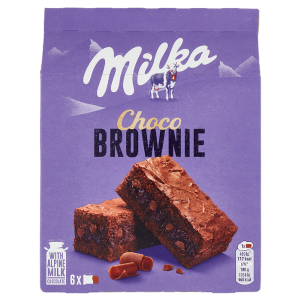 Milka Choco Brownie, merendina al cioccolato al latte - 6x25g