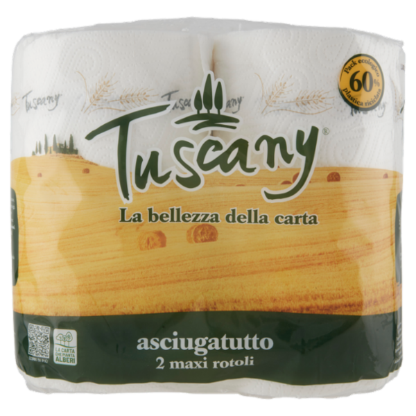 Tuscany asciugatutto maxi rotoli 2 pz