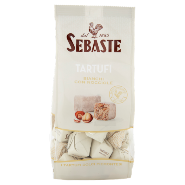 Sebaste Tartufi Bianchi con Nocciole 180 g