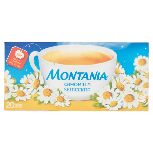 Montania Camomilla Setacciata 20 Filtri Infuso 35 g