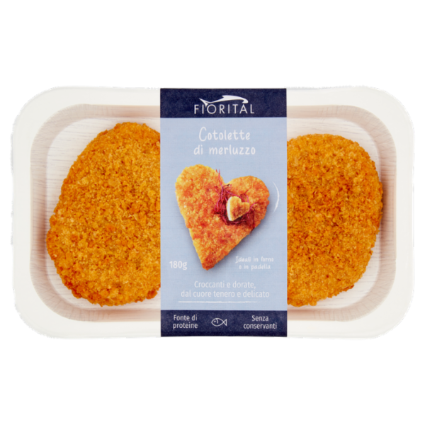 Fiorital Cotolette di merluzzo 180 g