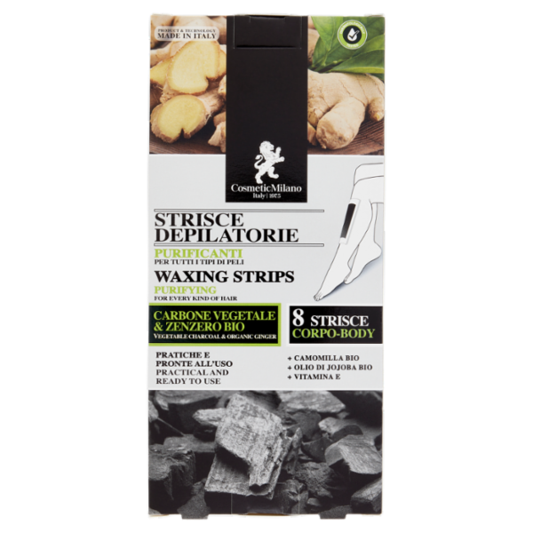 Cosmetic Milano Strisce Depilatorie Purificanti Corpo 8 pz