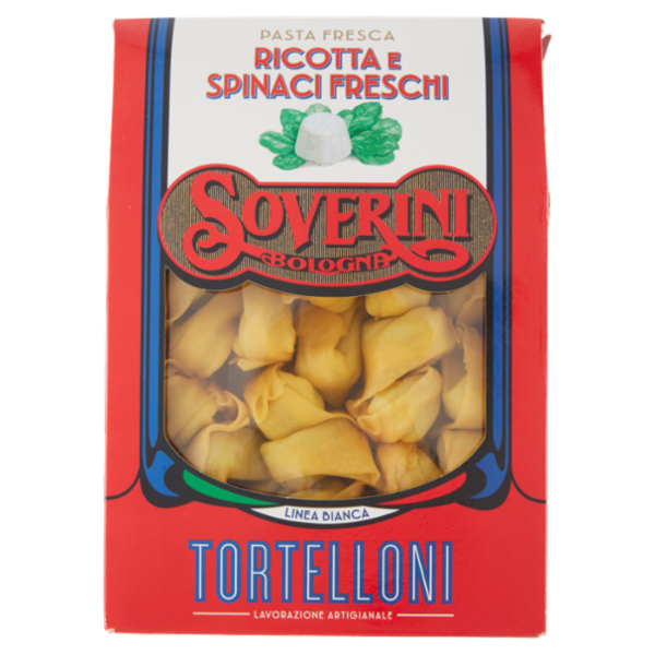 Soverini Tortelloni Ricotta e Spinaci Freschi 250 g