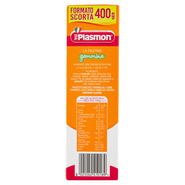Plasmon la Pastina Gemmine 400 g
