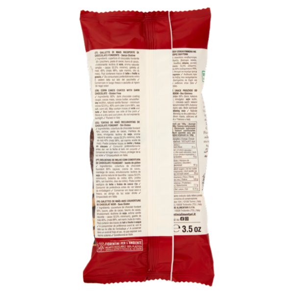 Fiorentini le Originali Choco Mais Gallette di Mais con Cioccolato Fondente 100 g