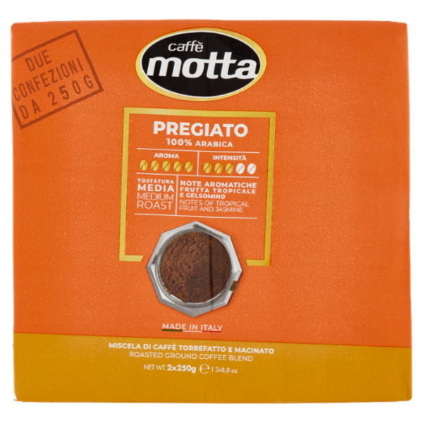caffè motta Pregiato 100% Arabica 2 x 250 g