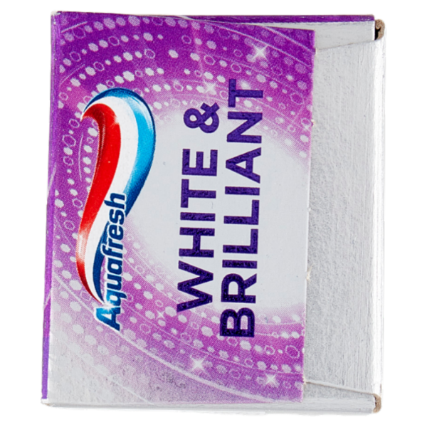 Aquafresh Dentifricio Sbiancante White&Brilliant per Denti Visibilmente più Bianchi 75 ml