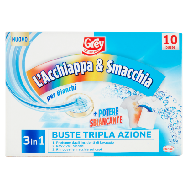 GREY L'Acchiappa&Smacchia per Bianchi 10 buste