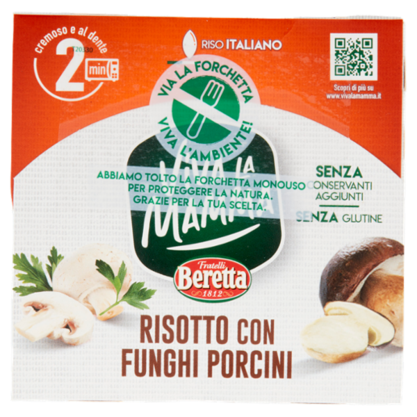 Viva la Mamma Risotto con Funghi Porcini 300 g