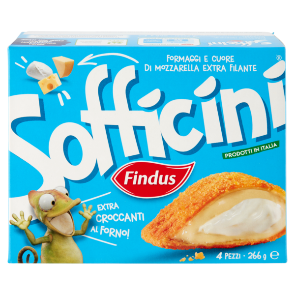 Sofficini Findus 4 Sofficini Formaggi Più Mozzarella 266 g