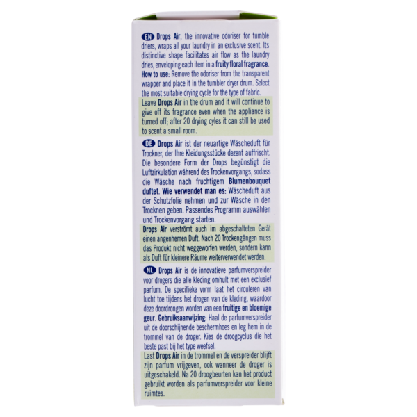 nuncas Drops air Profumatore per Asciugatrice Garden 18 g