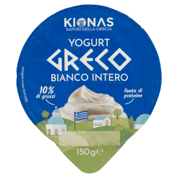 Kionas Yogurt Greco Bianco Intero 10% grassi 150 g