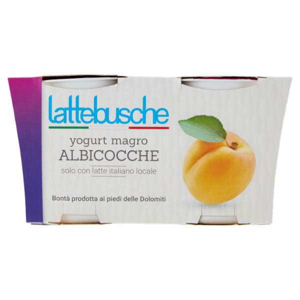 lattebusche yogurt magro Albicocche 2 x 125 g
