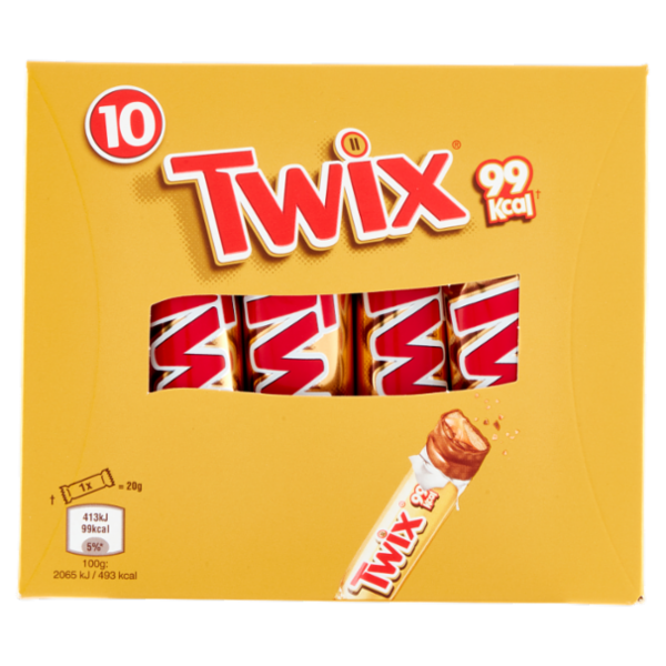 Twix 99 Kcal° 10 x 20 g
