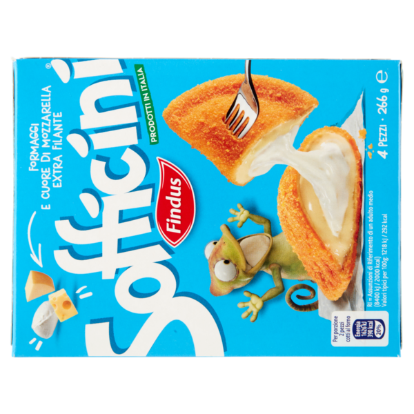 Sofficini Findus 4 Sofficini Formaggi Più Mozzarella 266 g