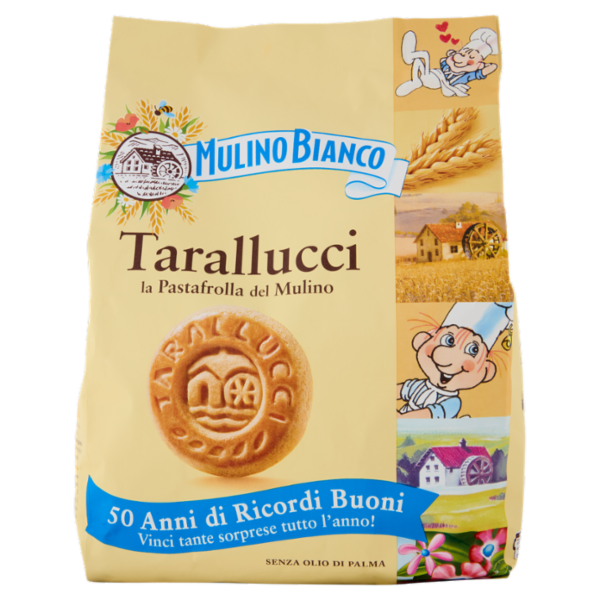 Mulino Bianco Tarallucci Biscotti con Uova Fresche 100% italiane 800g