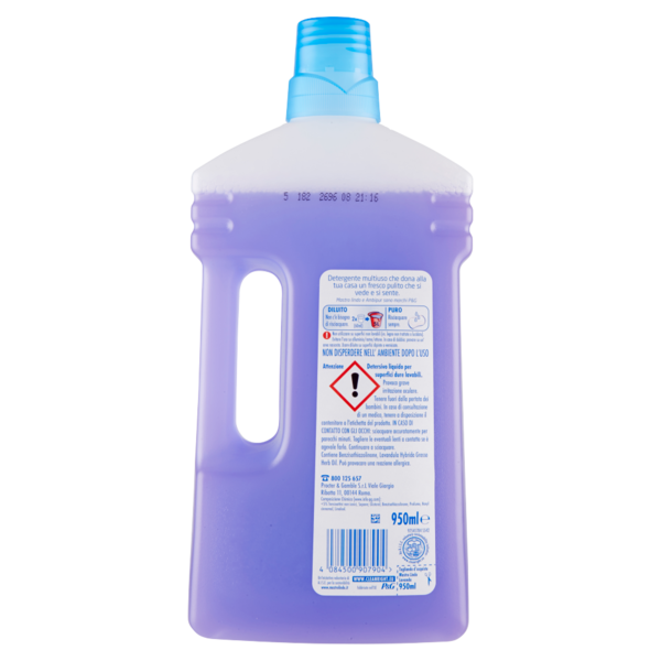 Mastro Lindo Detersivo Pavimenti Multiuso Lavanda 950 ml