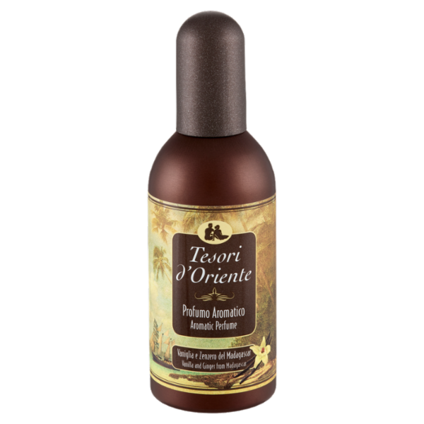 Tesori d'Oriente Profumo aromatico vaniglia e zenzero del Madagascar 100 ml
