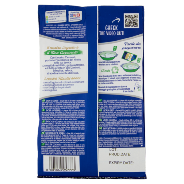 Riso Scotti Buona idea Risotto al Formaggio cremoso 210 g