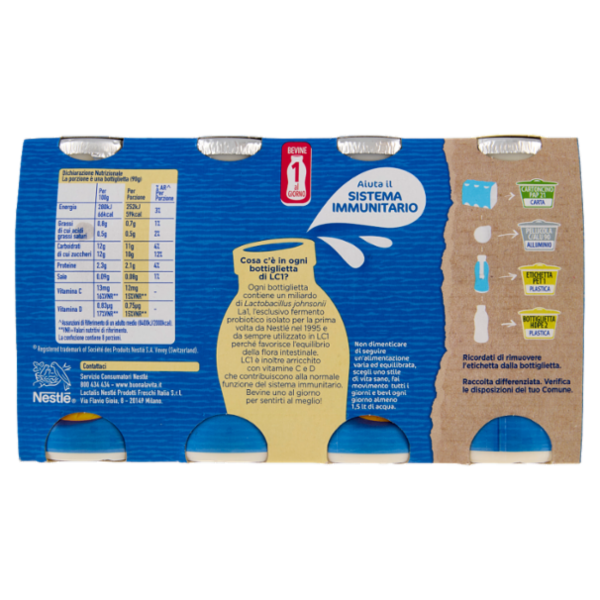 NESTLÉ LC1 con Probiotico Mango e Frutto della passione 8 x 90 g