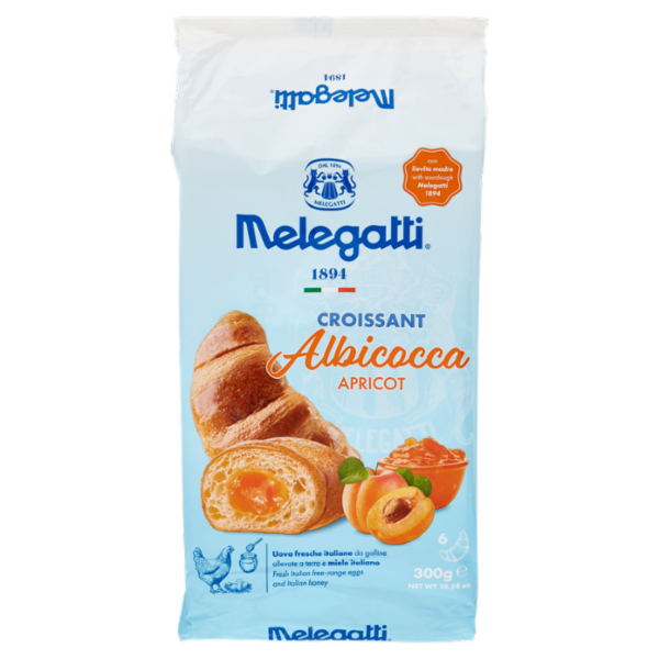Melegatti 1894 Croissant Albicocca 6 x 50 g