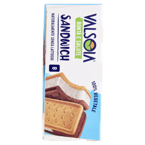 Valsoia Bontà e Salute il gelato 8 Sandwich 8 x 40 g