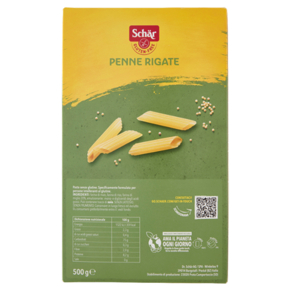 Schär Penne Rigate 500 g
