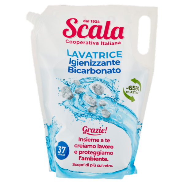 Scala Lavatrice Igienizzante Bicarbonato ecoricarica 1500 ml