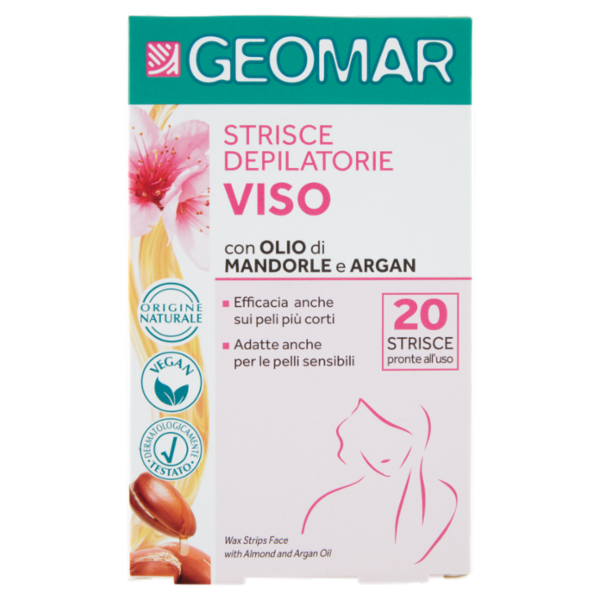 Geomar Strisce Depilatorie Viso 20 pz