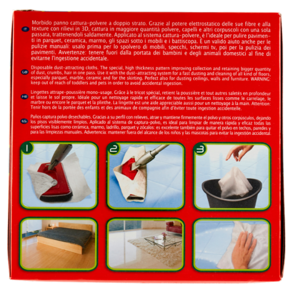 Tonkita Panni Elettrostatici Catturapolvere 40 pz