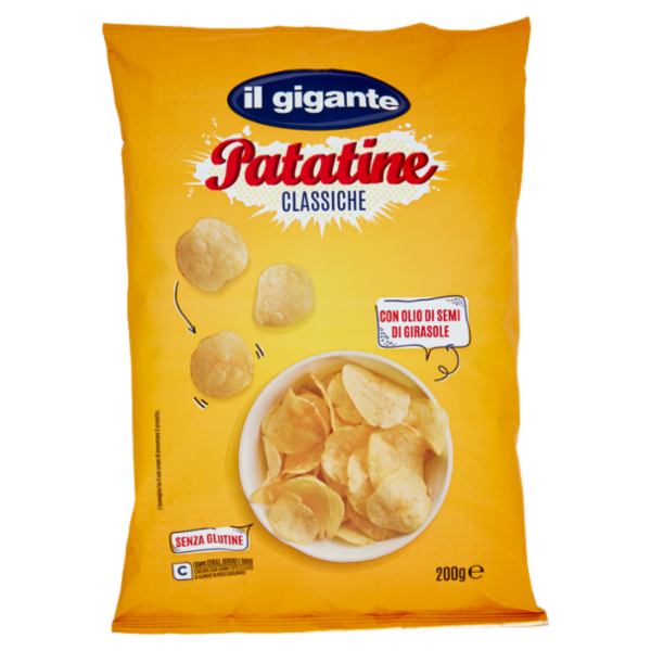 IL GIGANTE Patatine Classiche 200 g