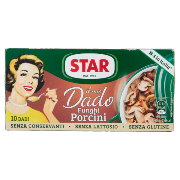 Star il mio Dado Funghi Porcini 10 Dadi 100 g