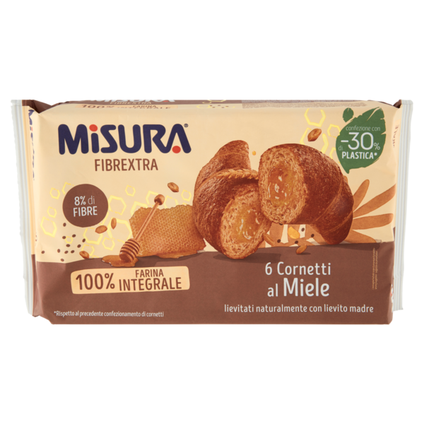 Misura Fibrextra Cornetti al Miele 6 x 50 g