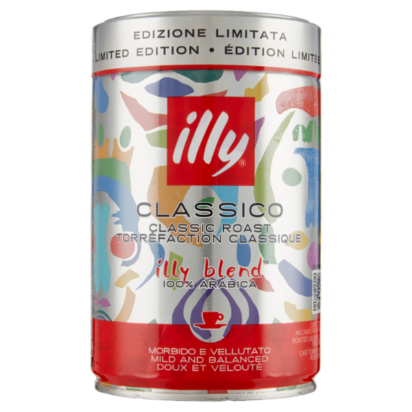 illy Art Collection Classico Caffè Tostato Macinato per Espresso 250 g