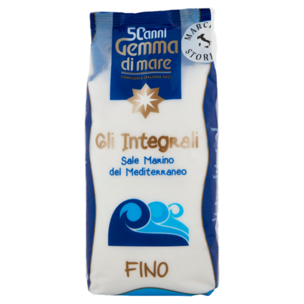Gemma di mare Gli Integrali Sale Marino del Mediterraneo Fino 1000 g