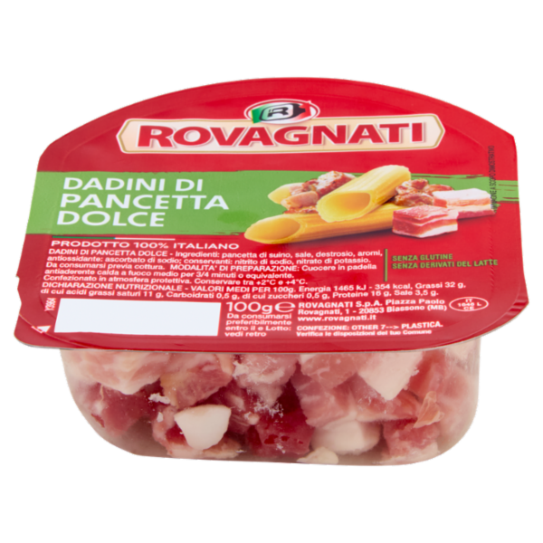 Rovagnati Dadini di Pancetta Dolce 100 g
