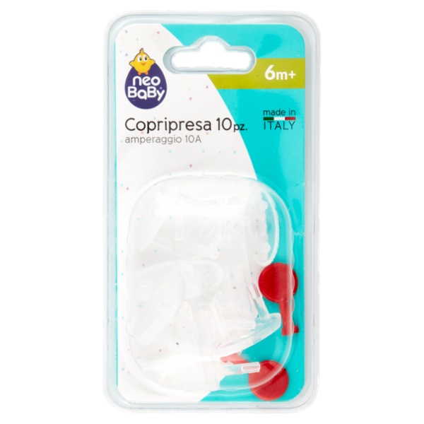 neo Baby Copripresa amperaggio 10A 6m+ 10 pz