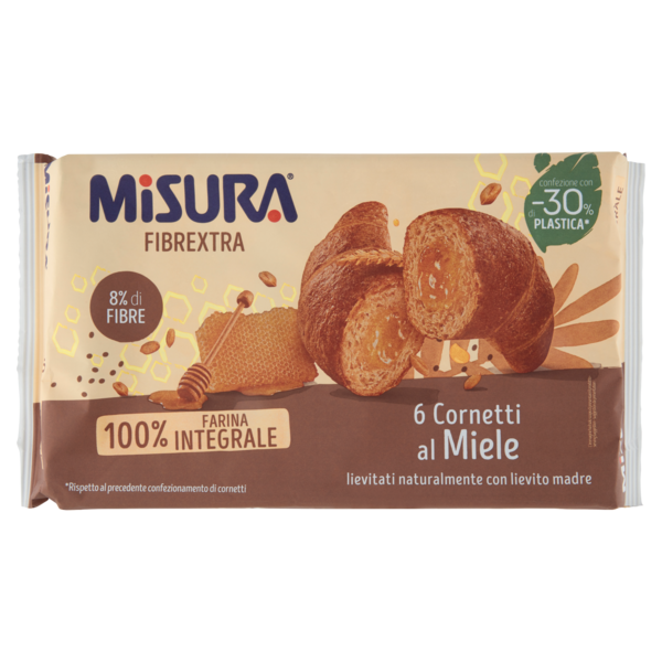 Misura Fibrextra Cornetti al Miele 6 x 50 g
