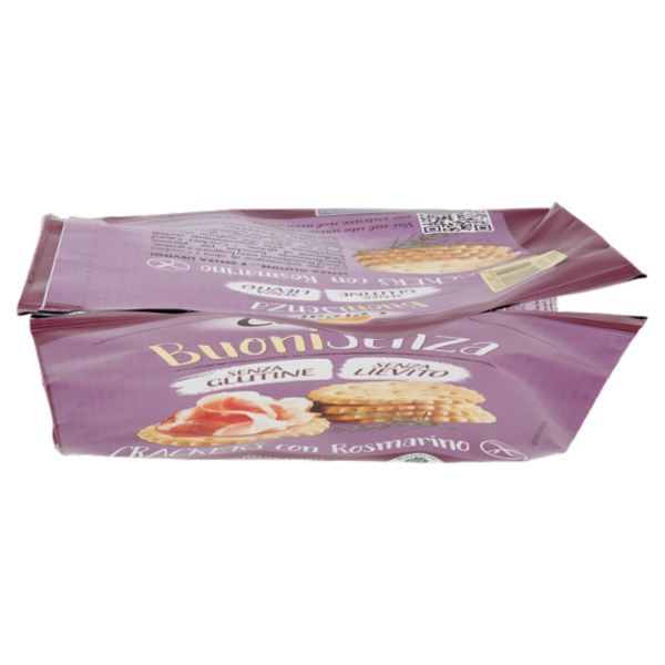 Céréal BuoniSenza Crackers con Rosmarino, Senza Glutine e Senza Lievito - 150 g