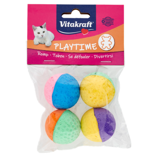 Vitakraft Playtime Giocattolo per gatti 4 pz