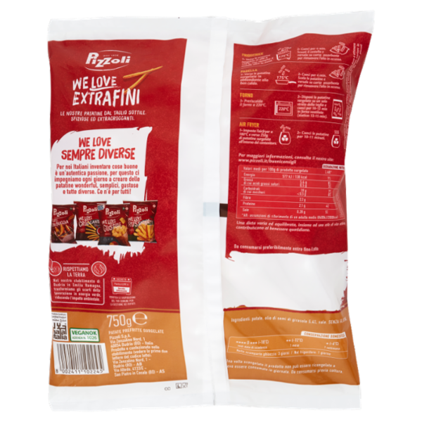 Pizzoli We Love Extrafini 750 g